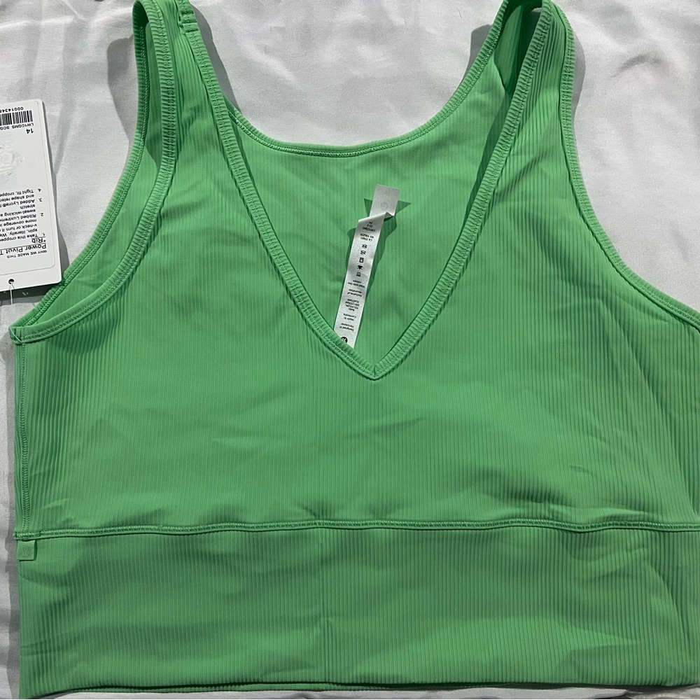 NWT Lululemon cropped tank